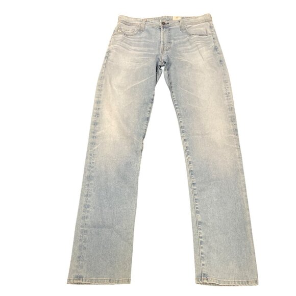 NWOT AG Adriano Goldschmied Men's 32x33 Slim Jean Light Wash Stretch - Picture 1 of 8